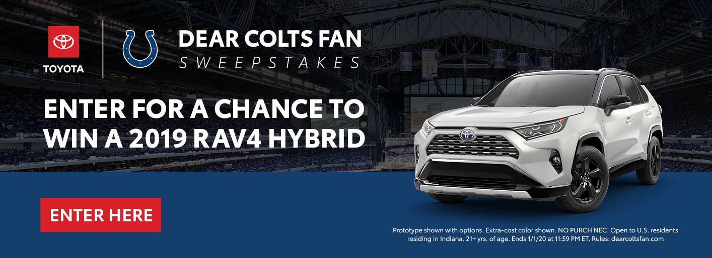 Toyota RAV4 Hybrid: Official Vehicle of the Indianapolis Colts