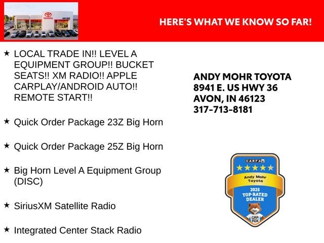 2022 RAM 1500 Big Horn/Lone Star