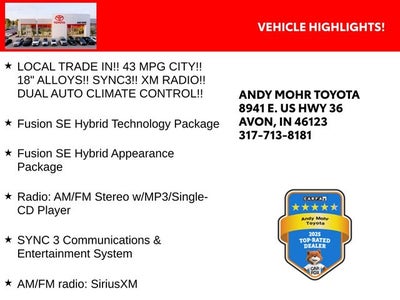2018 Ford Fusion Hybrid SE