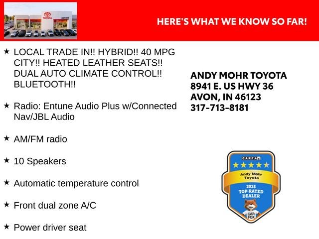 2017 Toyota Camry Hybrid XLE
