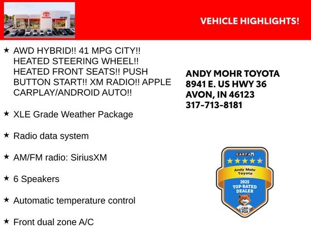 2021 Toyota RAV4 Hybrid XLE