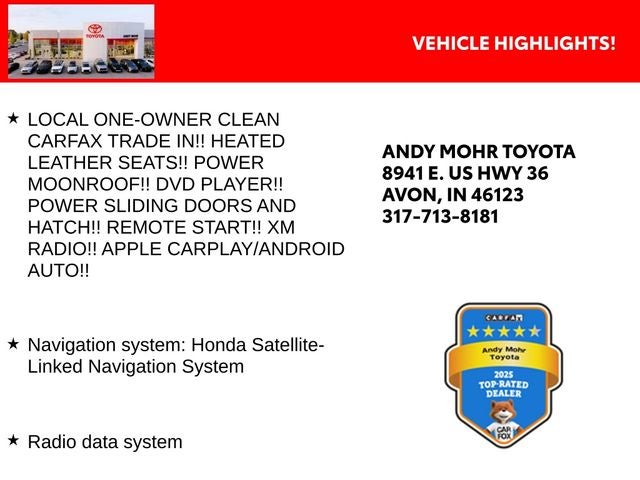 2025 Honda Odyssey Touring