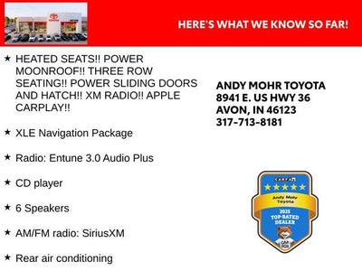 2019 Toyota Sienna XLE 8 Passenger