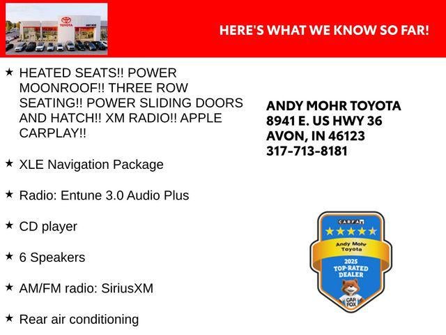 2019 Toyota Sienna XLE 8 Passenger