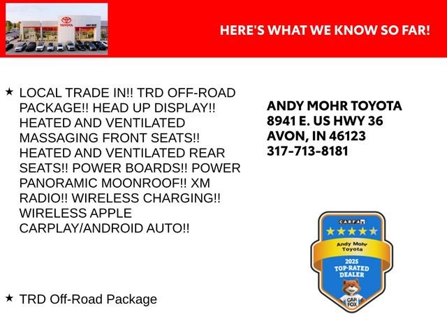 2026 Toyota Tundra Platinum Off Road