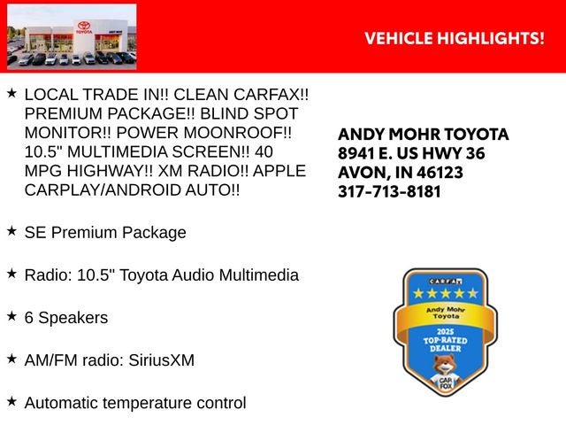 2025 Toyota Corolla SE