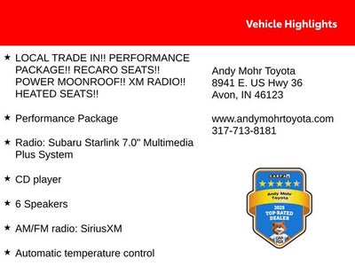 2018 Subaru WRX Premium