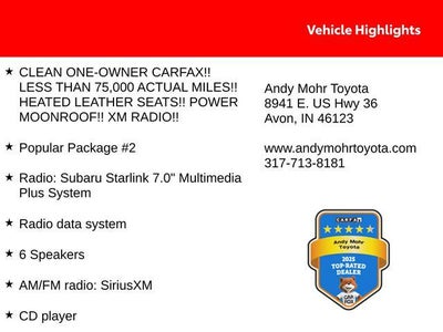 2018 Subaru Forester 2.5i Limited