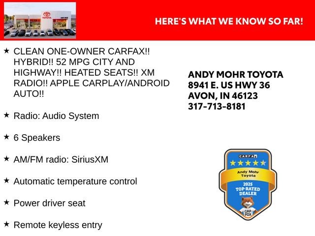 2024 Toyota Prius XLE