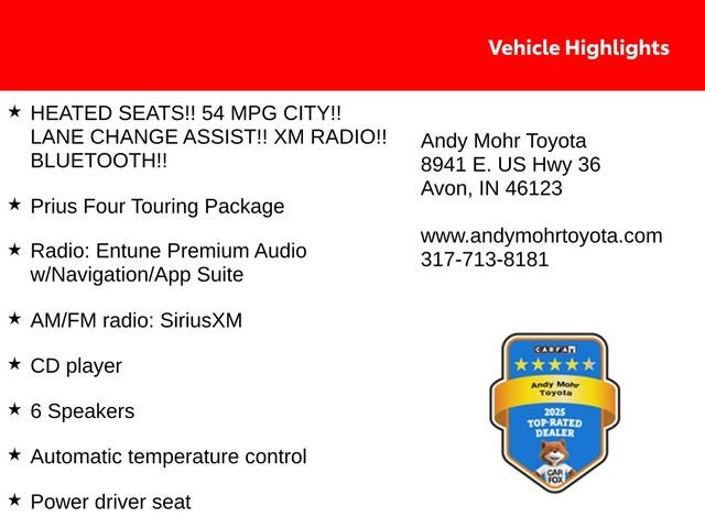 2016 Toyota Prius Four Touring