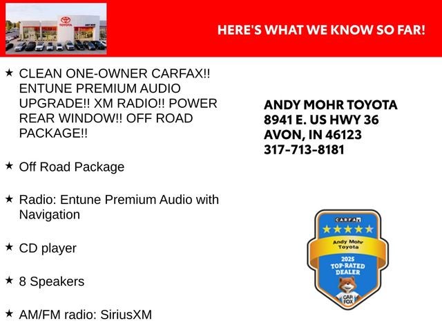 2019 Toyota 4Runner TRD Off-Road