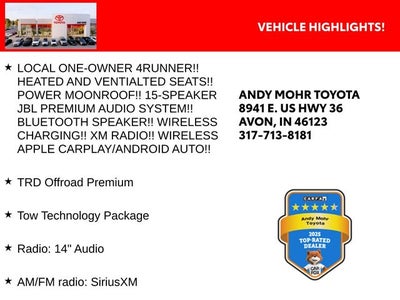 2026 Toyota 4Runner TRD Off-Road Premium