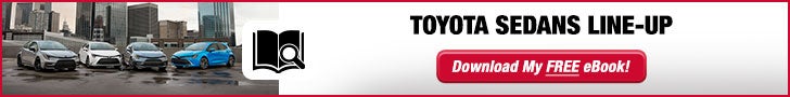 Toyota Sedan Line Up