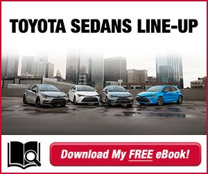 Toyota Sedans Line-Up